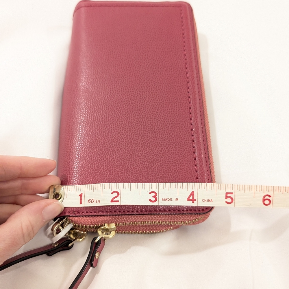 NWT Kate Spade Pink Cinnabar Leather Wallet - Picture 9 of 9